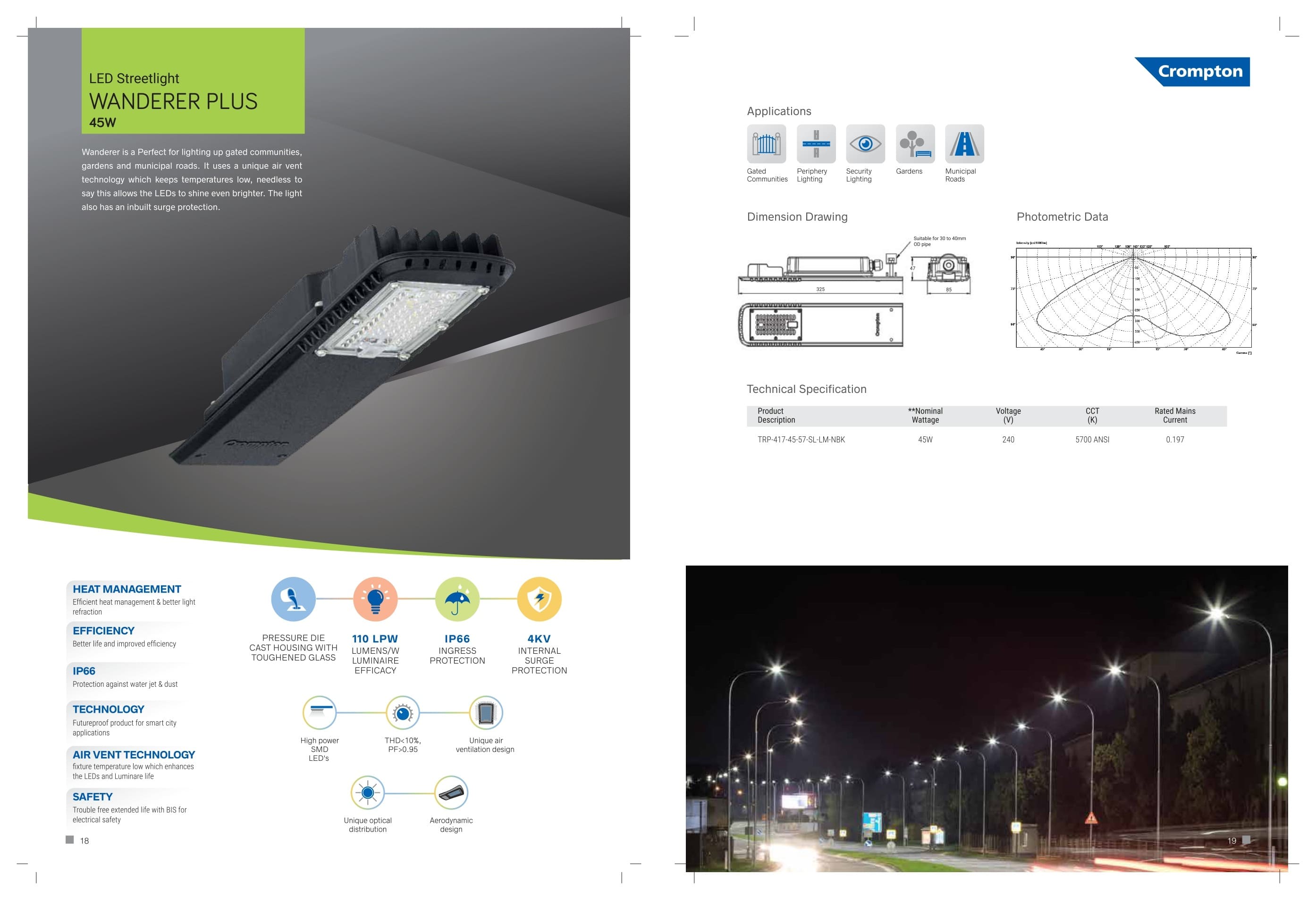 LED Street light WANDERER PLUS
